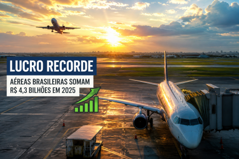 Lucro das companhias aéreas brasileiras chega a R$ 4,3 bilhões em 2025, aponta Anac