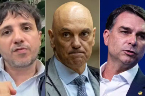 Renan Santos chama Moraes de 'cabo eleitoral' de Flávio por suspender visitas a Bolsonaro