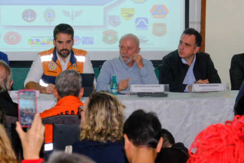 Lula leva Lira, Pacheco e Fachin para encontro de autoridades no Rio Grande do Sul