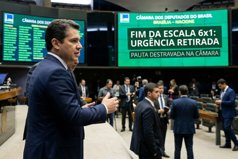 Câmara: governo retira urgência do projeto sobre fim da escala 6x1 e destrava pauta de votações