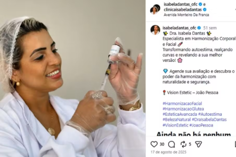 Mulher é presa suspeita de se passar por médica e usar material de construção em harmonização de glúteos na Paraíba