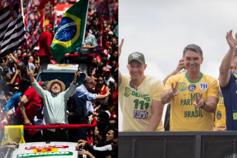 Lula pede voto de idosos e Flávio Bolsonaro defende “voto de protesto” no último dia de campanha