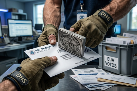 Governo Trump amplia fiscalização sobre voto pelo correio com foco em combate à imigração ilegal
