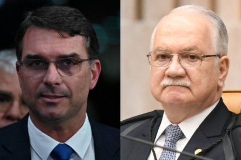 Flávio Bolsonaro se reúne com Fachin no STF: ‘Excelente impressão dele’