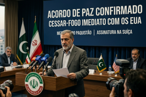 Irã confirma acordo com os EUA e anuncia cessar imediato das operações militares