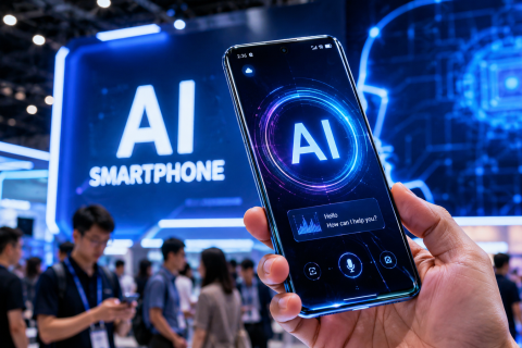 IA já cabe na palma da mão: nova geração de smartphones com inteligência artificial é destaque em feira na China