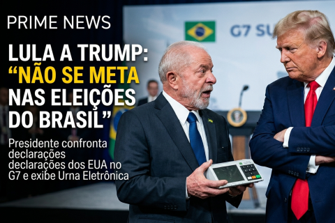 Lula responde a Trump e afirma que os EUA não devem intervir nas eleições do Brasil