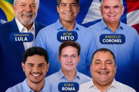 'Nosso time': Justiça determina exclusão de post que reúne Lula, ACM Neto e ex-ministro de Bolsonaro na Bahia