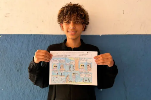 Estudante de Alagoinhas conquista 1º lugar em concurso de histórias em quadrinhos da Bracell Social