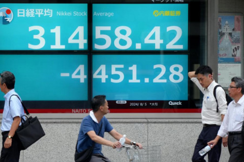 Bolsa de Valores asiática enfrenta queda histórica em meio a temores econômicos dos EUA