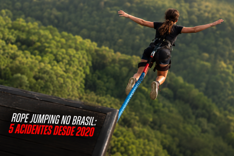 Brasil registra ao menos cinco acidentes com rope jumping desde 2020; falhas humanas aparecem entre os principais fatores