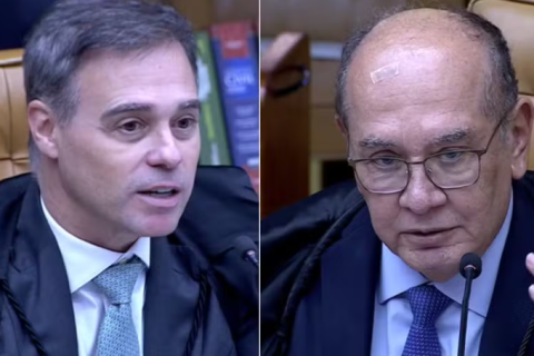 Mendonça e Gilmar Mendes batem boca durante julgamento no STF