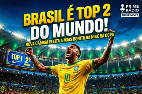 Camisa do Brasil é eleita a 2ª mais bonita da Copa do Mundo de 2026 em ranking americano
