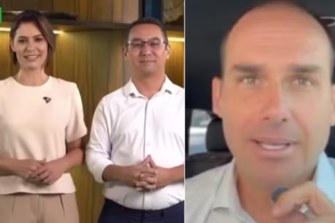 Irmão de Michelle Bolsonaro rebate Eduardo e ironiza fala de que ex-primeira-dama é 'imatura'