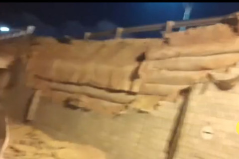 Viaduto sofre abalo em sua estrutura, no centro de Alagoinhas-BA