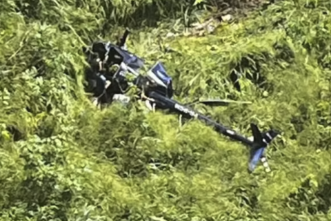 Helicóptero com quatro pessoas caí na Paraíba
