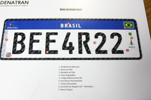 Sem Mercosul: entenda proposta da Câmara que muda as placas dos veículos