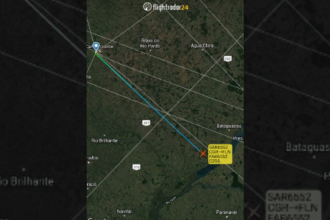 Aeronave desaparece em Santa Catarina após decolar de Governador Valadares