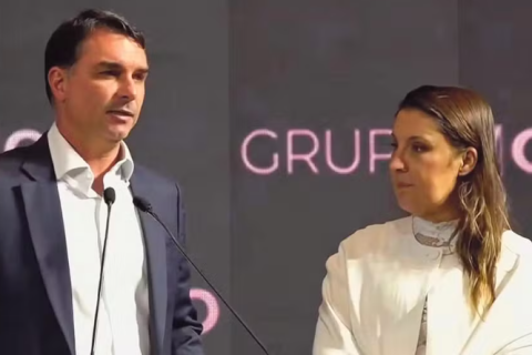 Sem Michelle, campanha de Flávio Bolsonaro prepara caravana feminina para percorrer o país