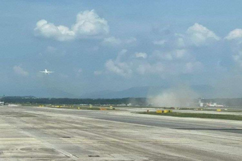 Avião da Latam com destino a Guarulhos bate cauda em decolagem e voo é cancelado