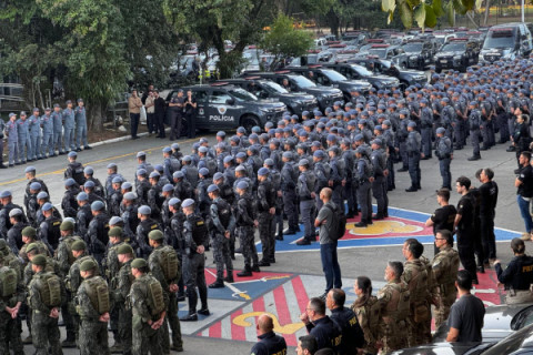 Forças de segurança do Estado de SP deflagram operação de combate ao tráfico de drogas na capital