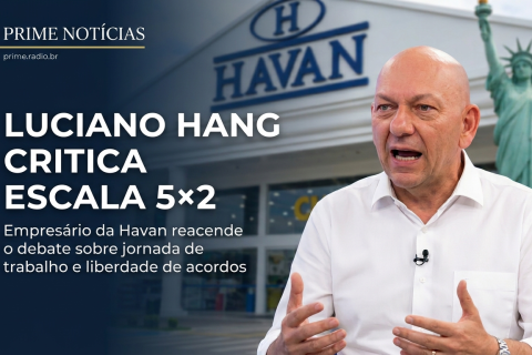 Luciano Hang critica escala 5×2 e reacende debate sobre jornada de trabalho no Brasil